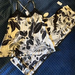 NWT Soma cool nights cami and crop pants
